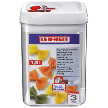 LEIFHEIT Fresh & Easy Boîte de conservation carrée 1600 ml 31211