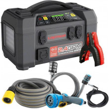 LOKITHOR Booster de démarrage avec compresseur et pompe (12V/2500A/74Wh) AW401