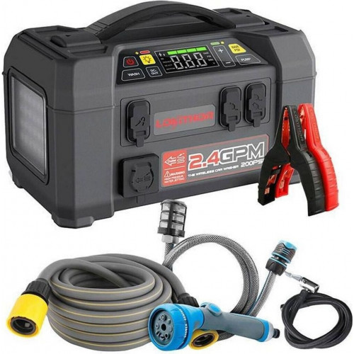 LOKITHOR Booster de démarrage avec compresseur et pompe (12V/2500A/74Wh) AW401 LOKITHOR Booster de démarrage avec compresseur et pompe (12V/2500A/74Wh) AW401