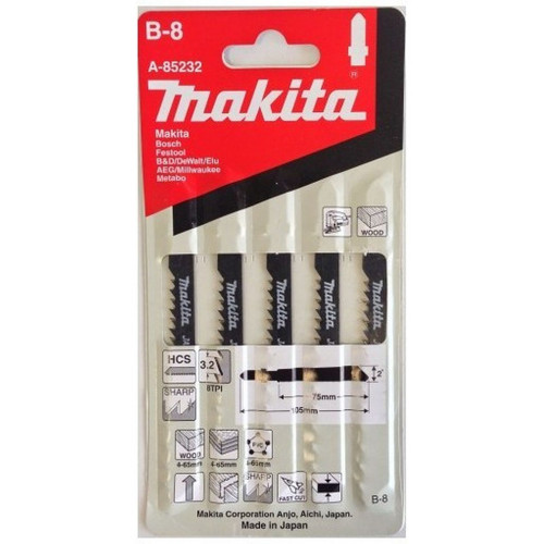 Makita A-85232 B-8 Lame coupe rapide pour bois, contre-plaqué et PVC (4 a 65 mm)