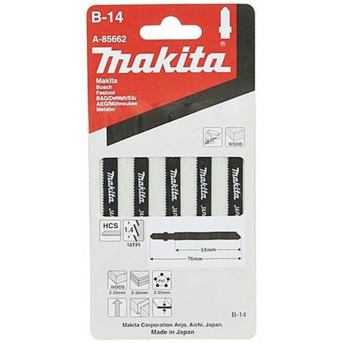 Makita A-85662 Lame pour bois, contre-plaqué et PVC (2 a 35 mm)
