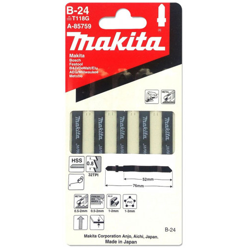 Makita A-85759 Lame B-24 50mm 5Qté