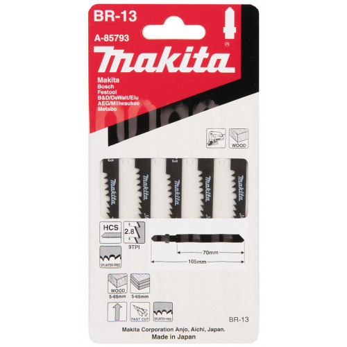 Makita A-85793 Lame coupe rapide pour finitions bois et contre-plaqué (5 a 65 mm)