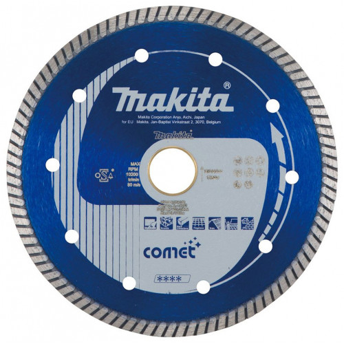 Makita B-13007 Disques diamant Comet Turbo 150x22,23mm