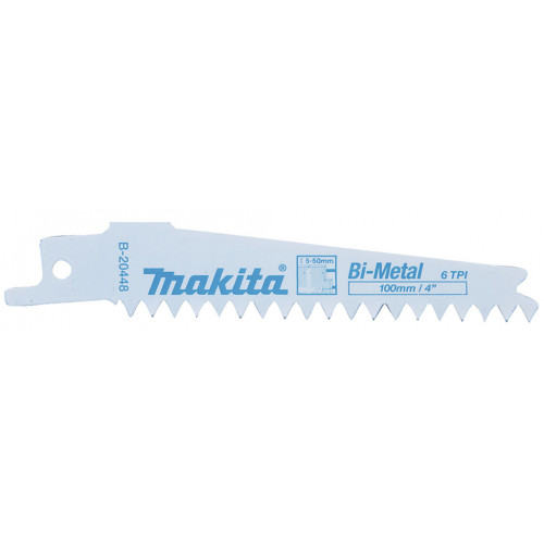 Makita B-20448 Lame courte pour plaque de plâtre BiM 100mm 5Qté