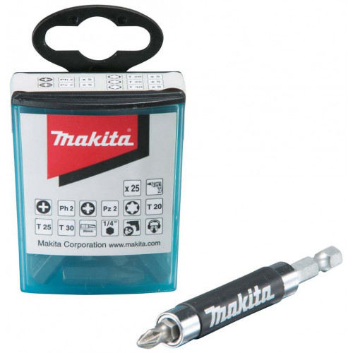 Makita B-48789 Jeu d´embouts plus porte-embout 120 mm, 26 pcs.