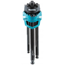 Makita B-65894 Jeu de 9 clés hexagonales a rotule