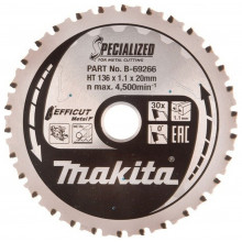 Makita B-69266 Lame de Scie Circulaire Carbure Métal O136mm=new B-60303