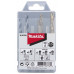 MAKITA D-20769 - mallette 1/4 hexagonale en métal 5x104 6x114 8x114 Boi 5x100 6x110