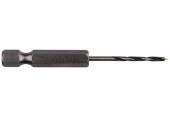 Makita D-62387 Meches a bois double spirale, emmanchement hexa 1/4''