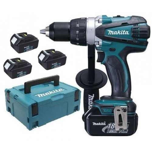 Makita DDF458RF3J Perceuse visseuse Li-ion ( 91 Nm/3x3,0Ah/18V) Makpac