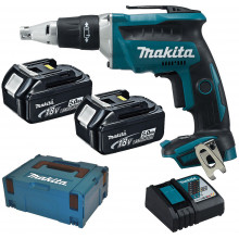 MAKITA DFS452RTJ Visseuse plaque de plâtre sans fil LXT (2x 5,0Ah/18V), Makpac Accessoires pour