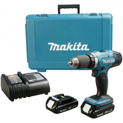 Makita DHP453SYE Perceuse Visseuse a percussion Li-ion LXT (2x1,5Ah/18V)