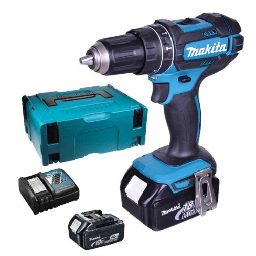 Makita DHP482RTJ Perceuse visseuse a percussion Li-ion (2x5,0Ah/18V) Makpac 2