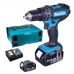 Makita DHP482RTJ Perceuse visseuse a percussion Li-ion (2x5,0Ah/18V) Makpac 2