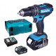Makita DHP482RTJ Perceuse visseuse a percussion Li-ion (2x5,0Ah/18V) Makpac 2