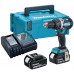 Makita DHP484RFJ Perceuse a percussion Li-ion (2 x 3,0 Ah/18V) Makpac