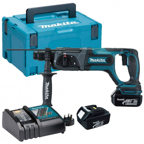 Makita DHR241RTJ Perforateur burineur Li-ion (18V/2x5.0Ah) Makpac