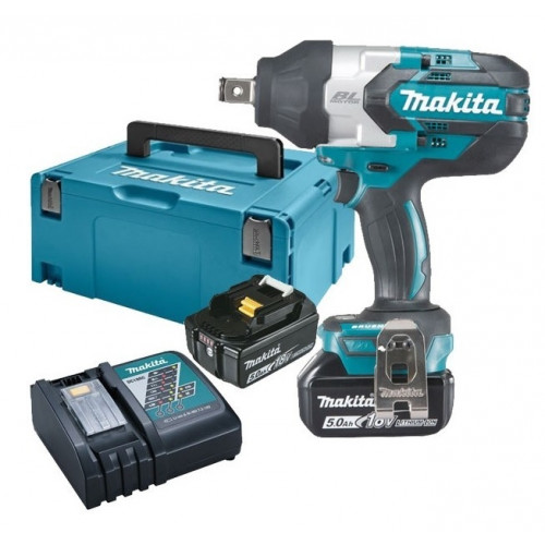 Makita DTW1001RTJ Boulonneuse a chocs 3/4" Li -ion (2x18V/5,0Ah) MakPac