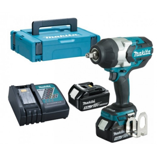 Makita DTW1002RTJ Boulonneuse a chocs 1/2" Li -ion (2x5,0 Ah/18V) MAKPAC