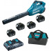 Makita DUB362PT4X Souffleur Li-ion 4x 18V/5,0Ah