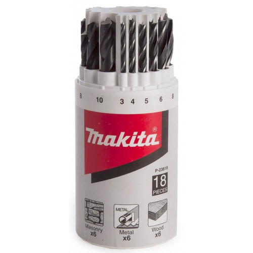 Makita P-23818 Coffret de forets Métal HSS 3mm a 10mm