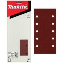 MAKITA P-35754 Papier abrasif avec velcro, 115x229mm, 10 tours, 50 pcs, K100, 9046