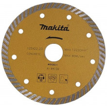 Makita A-84159 disque diamant a meuler turbo 125 × 22,23 mm
