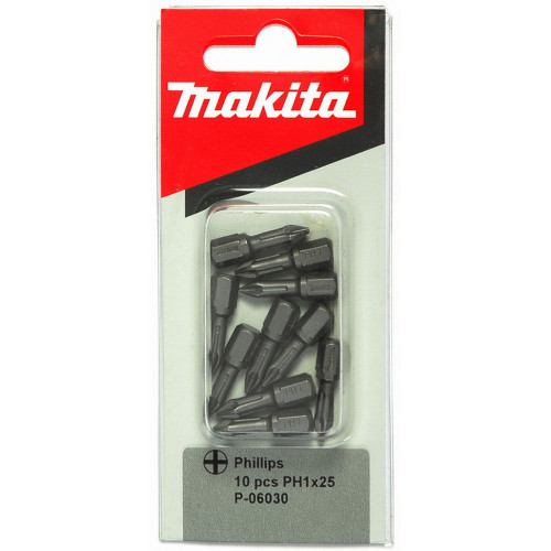 Makita P-06030 Embout PH1, 25mm, 10 pcs