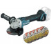 Makita DGA504ZX1 Meuleuse sans fil avec 125mm des accessoires (18V/sans batterie Z)
