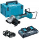 Makita DGA900PT2 Meuleuse 230mm, Li-ion 2x18V/5,0Ah