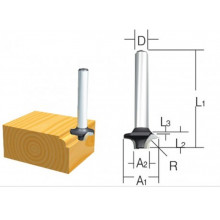 Makita D-09357Fraise a arrondir, 6mm