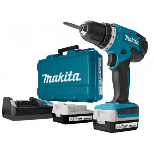 Makita DF347DWE Perceuse-visseuse 30 Nm,Li-ion Li-ion (2x1,3Ah/14,4V)