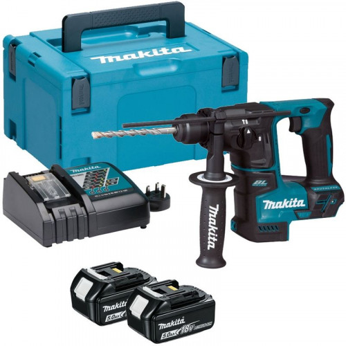 Makita DHR171RTJ Perforateur SDS-Plus 1,2J, Li-ion Li-ion LXT (2x5,0Ah/18V) Makpac