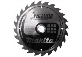 Makita B-32910 Lames carbure ''Specialized'' bois, pour scies circulaires a batterie