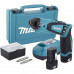 Makita DF012DSE Tournevis 7,2V Li-ion, 2x Akku 1,5 Ah