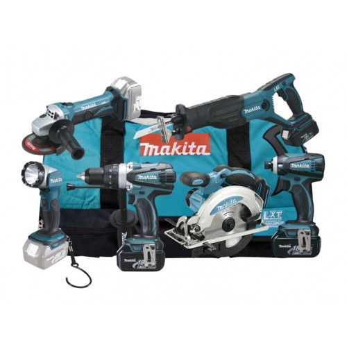 Makita DLX601 Machines sans fil Set 5 BML802 Li-ion + 18V