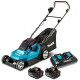 Makita DLM382PT2 Tondeuse 38 cm Li-ion LXT (2x5,0Ah /18V)