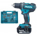 Makita DDF482RFE Perceuse visseuse Li-ion 18V/3,0 Ah ( kit d'accessoires)