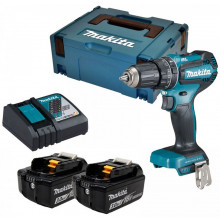 Makita DHP485RFJ Perceuse visseuse a percussion Li-ion Li-ion (2x3,0Ah/18V) Makpac