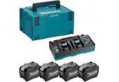 Makita Pack Énergie Li-ion XGT 40V 4xBL4080F+DC40RB+Makpac 1910A8-3