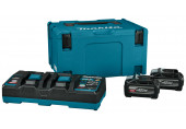 Makita 1911D8-0 Pack énergie Li-ion XGT 40V 2xBL4040F+DC40RB+Makpac