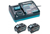 Makita 1911V6-0 Kit Li-Ion XGT 40V 2xBL4050F+1xDC40RA