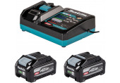 Makita Pack énergie Li-ion XGT 40V 2xBL4040F+DC40RA 1916Y1-1
