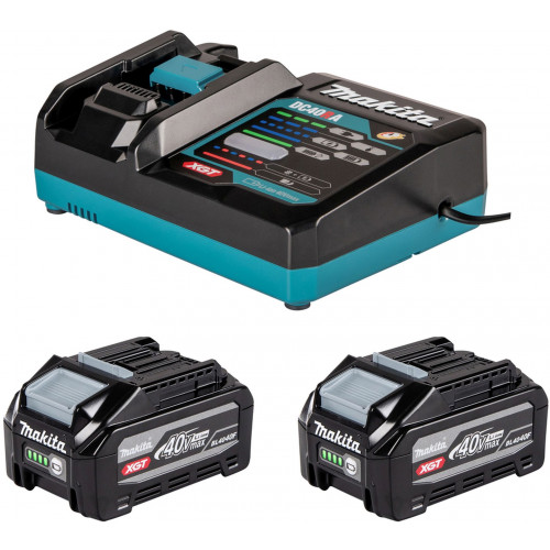 Makita Pack énergie Li-ion XGT 40V 2xBL4040F+DC40RA 1916Y1-1 Makita Pack énergie Li-ion XGT 40V 2xBL4040F+DC40RA 1916Y1-1