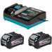 Makita Pack énergie Li-ion XGT 40V 2xBL4040F+DC40RA 1916Y1-1