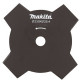 Makita 197320-2 4 Lame de rechange pour débroussailleuse, 255 mm