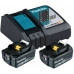 Makita 199480-6 Power Source Kit Li 18,0V 6Ah incl. chargeur rapide