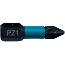 Makita B-63638 Embouts Impact Black 25 mm POZIDRIV (PZ), Hexa 1/4''