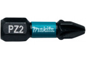 Makita B-63644 Embouts Impact Black 25 mm POZIDRIV (PZ), Hexa 1/4''